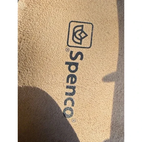 Spenco Women's  8 B Karla‎ Wedge Navy Blue Peacoat Leather Sandal Supportive New - Picture 8 of 8